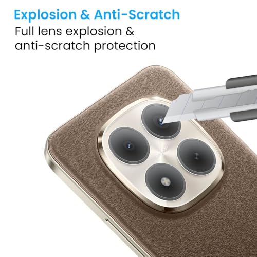 Image of ArmourPro Premium Camera Lens Protection Compatible with Redmi Note 15 Pro Plus (6.83 Inches) With Edge to Edge Full Camera Coverage | Transparent, Pack of 1