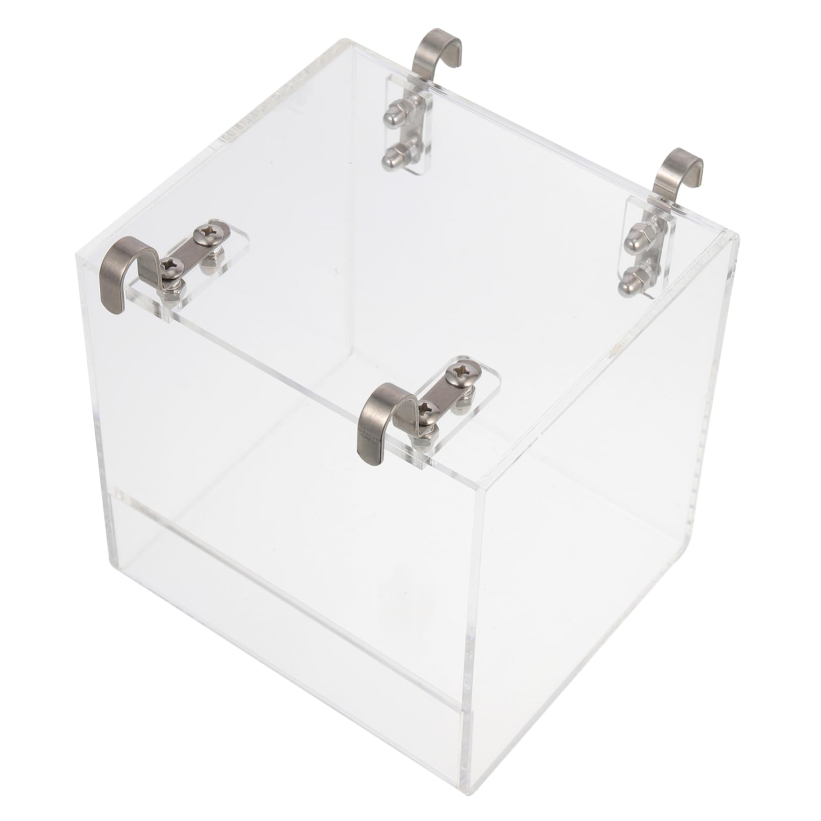Vogelbadewanne Acryl Badebox für Käfige Dekorativer Vogelduschbehälter