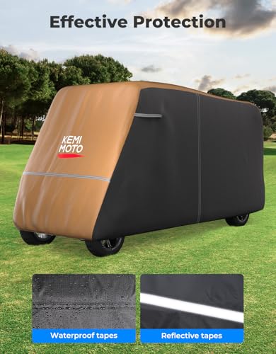 Housse de chariot de golf KEMIMOTO étanche pour modèles 2 à 8 passagers - 5