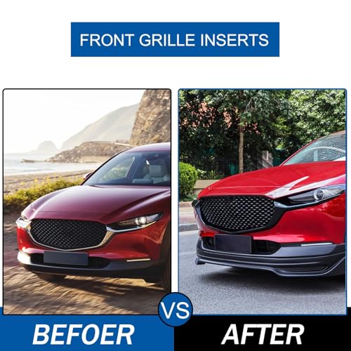 Image of Front Grille Cover for Mazda CX30 2020-2026 Grill Molding