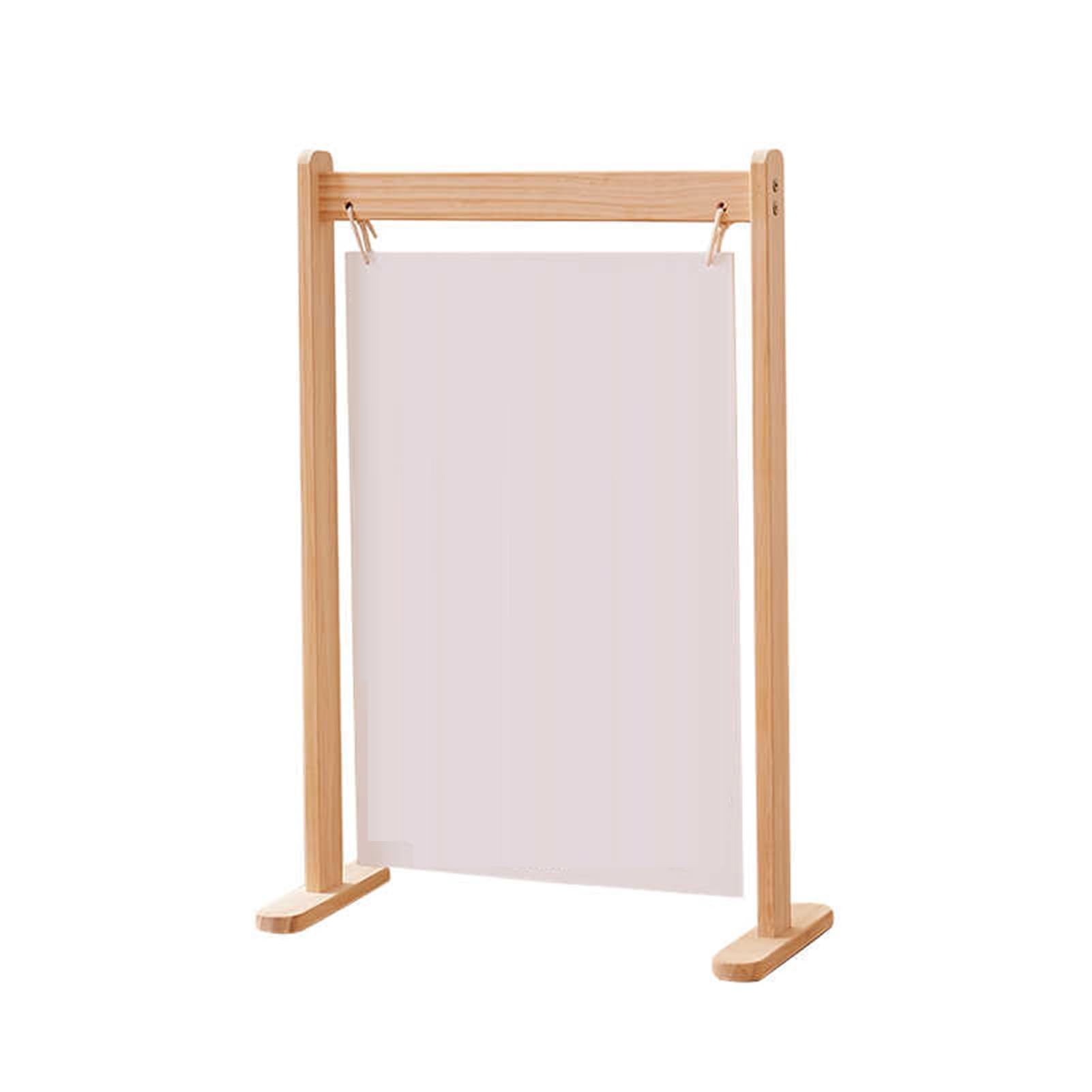 Genérico Caballete En Forma De T, Caballete De Exhibición De Madera con Soporte Ajustable For Lienzo, For Pinturas, Obras De Arte Y Exhibiciones Comerciales.(70X110cm)
