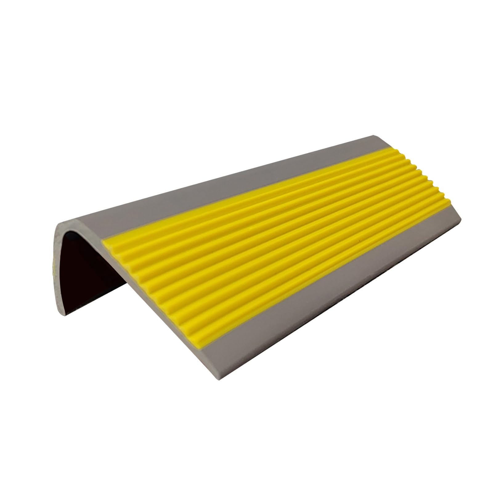 Tiras Antideslizantes Para Peldaños, Borde de Escalera de Vinilo Antideslizante, Utilizado Para Escaleras Interiores Y Exteriores, Antideslizante Para Bordes de Escalera(Grayish yellow,3m/118in)
