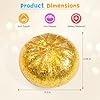 Sugar Glitter Dumpling Squishy,Viral Bao Bun Squishy Dumling Mystery Box,Stress Relief Fidget Squeeze Toy for Holiday & Birthday Gifts (Golden) #1