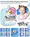 Instant Print Camera for Kids 3-12 Years, Thermal Print Kids Camera Toy is a Surprise Gift for Girls & Boys with 32G SD Card, 48 MP Photo, 1080P Video, 3 Rolls of Photo Paper (Blue)