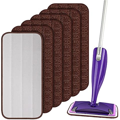 Mop Pads, Reusable Mop Refill Pads for Flash Powermop, Washable Microfiber Replacement Pads for Wet Dry Floor Cleaning Hardwood Laminate Floor Cover