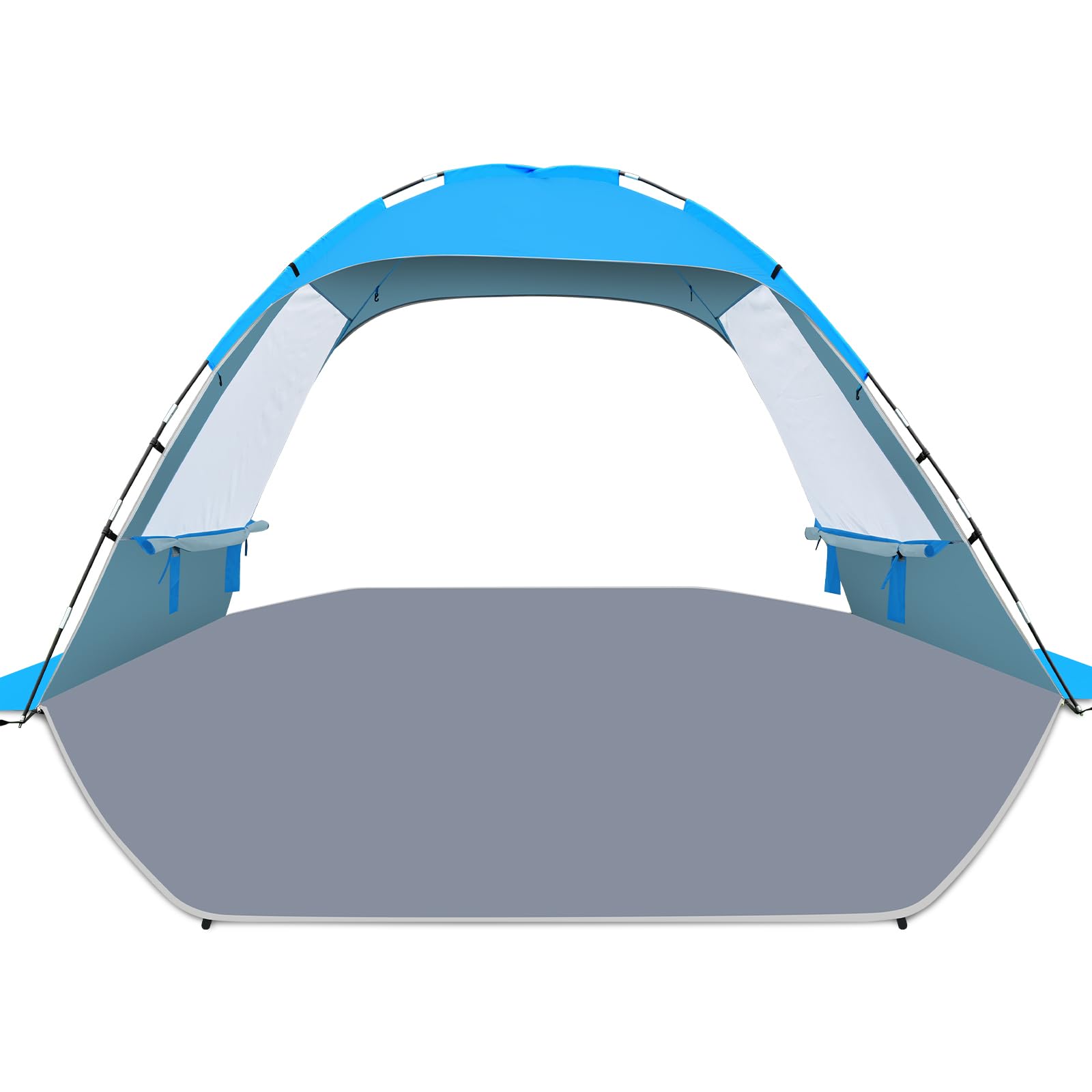 Gorich Beach Tent Sun Shelter for 3/4-5/6-7/8-10 Person with UPF 50+ UV Protection, Lightweight & Easy Setup Beach Shade Canopy, Portable Beach Shade Tent Beach Cabana