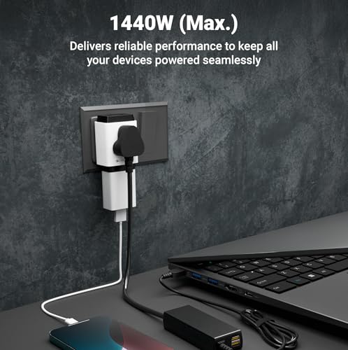 Image of Zebronics Power Plug 31 Power Extension Socket, 1440W Max, 6A Rated Input Current, Universal Sockets, Compact Design, Durable Build, Dual-Tone Finish (Pack of 2)