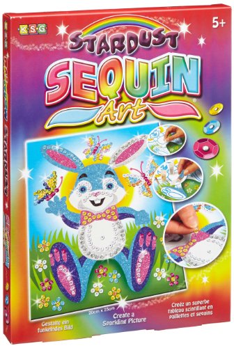 Preisvergleich Produktbild KSG 1222 - Stardust und Sequin Art Rainbow Hase