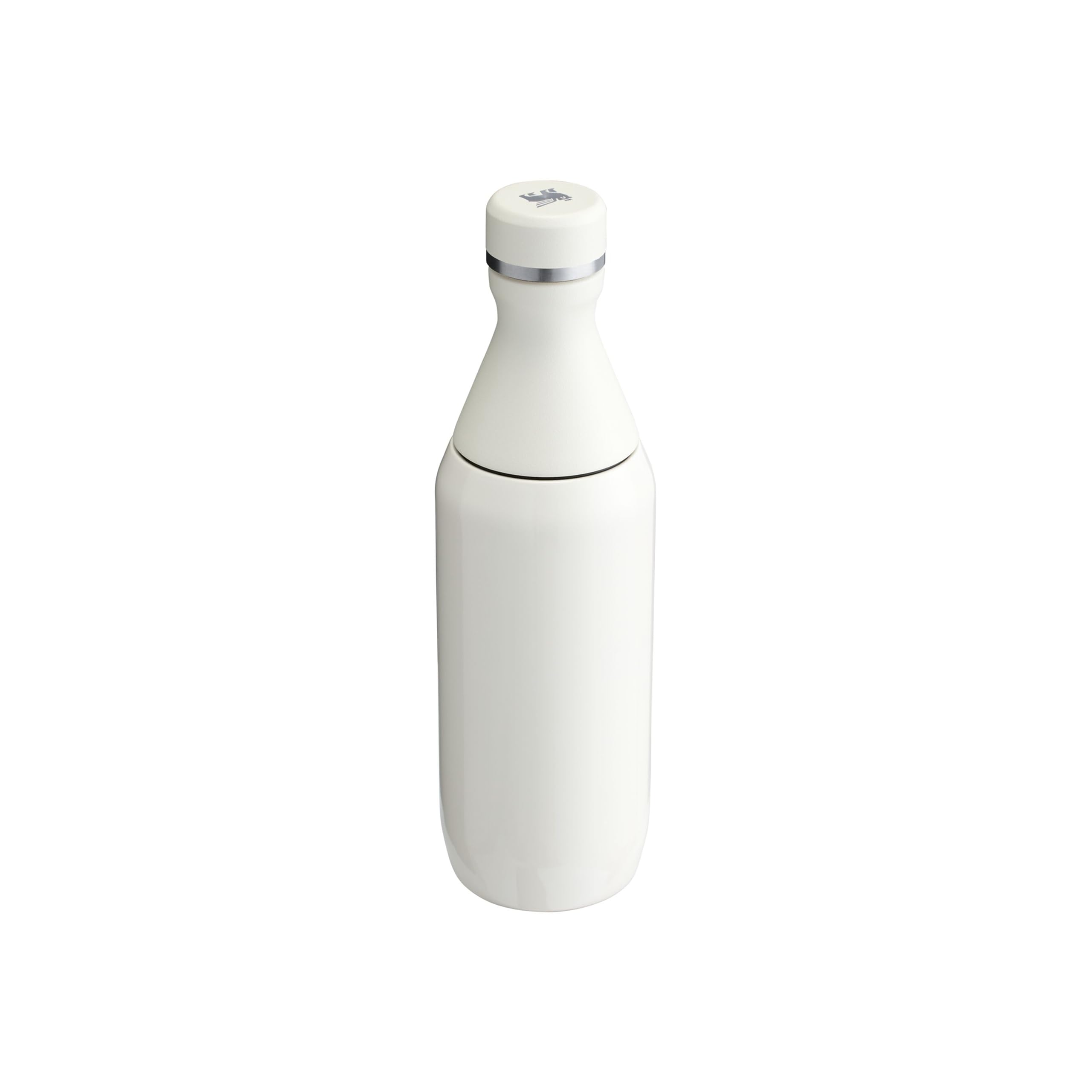 Stanley 1913 All Day Slim Gourde Isotherme 0.35L - Cream | Froid Pendant 3 Heures - Glacé Pendant 9 Heures - Acier Inoxydable Recyclé Sans BPA - Étanche - Bouteille D’Eau Compacte