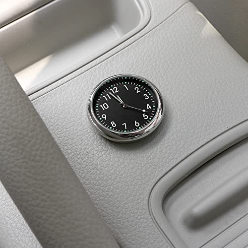 Berfi Life Car Dashboard Clock, Round Analog Quartz Clock Mini Stick On Analog Car Clock Universal Quartz Analog Watch For Car Decoration #TOP4