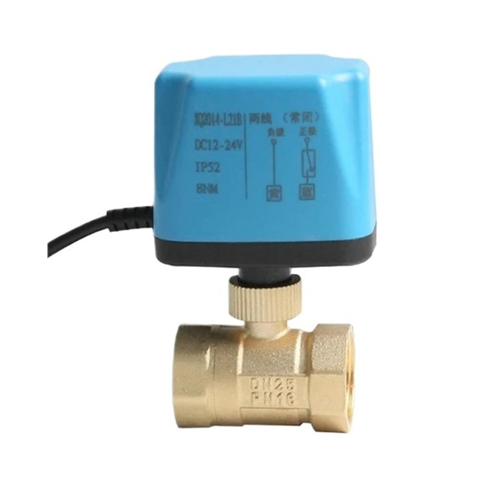 Valvola elettrica con Interruttore Intelligente for Acqua valvola a Sfera motorizzata Vita(0.5 inch)