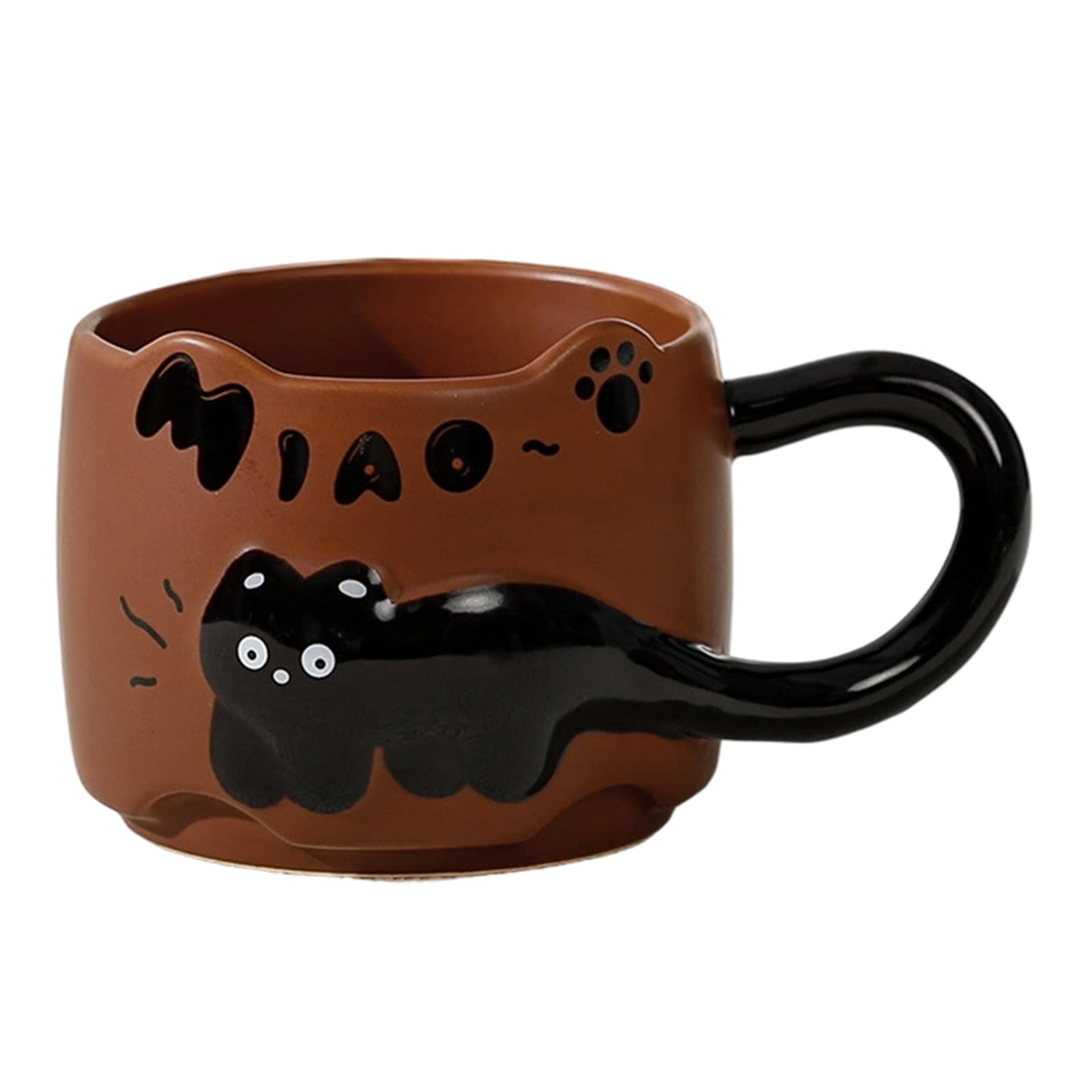 Tsophreniq Multipurpose Ceramic Mugs for Coffee Milk Breakfast Size 9cm Height 14.5cm Length Microwave Oven Safe Dishwasher Safe