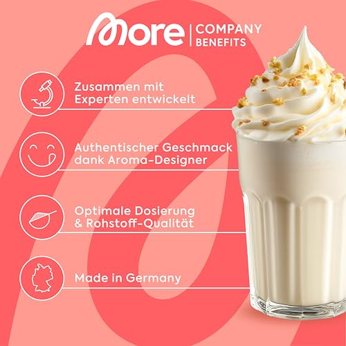 MORE Chunky Flavour Probenbundle, 6 x 30 g Sample, Geschmackspulver zum Süßen, ohne viel Zucker und Kalorien, mit Inulin und Laktase - made in Germany (Sorten können variieren)