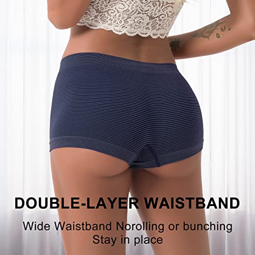 DEEP TOUCH Boy Shorts Underwear Women Ladies Boyshorts Panties Spandex Panty Workout Boxer Briefs3