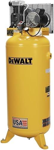 Miniatura 2 de DEWALT Compresor de aire vertical de 60 galones, estacionario, 3.7 HP, 175 PSI máximo, lubricado con aceite, tanque ASME, rendimiento de grado