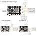MakerFocus 6pcs 2A 5V Charge Discharge Integrated Module 3.7V 4.2V for 18650 Lithium Battery with Charging Boost Mobile Power Protection PCB Board Module