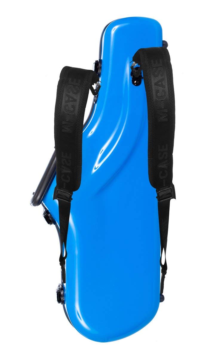 Estuche para Saxofón Alto fibra de vidrio Ultra Light blue light M-Case