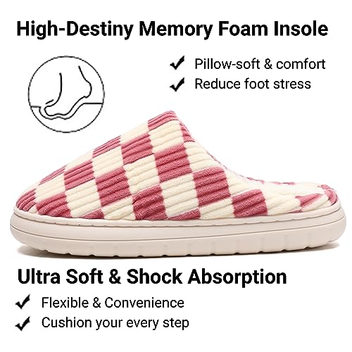 Image of Guyarns House Slippers for Women & Men - Fuzzy, Casual Indoor /Outdoor Shoes with Memory Foam & Faux Fur Lining