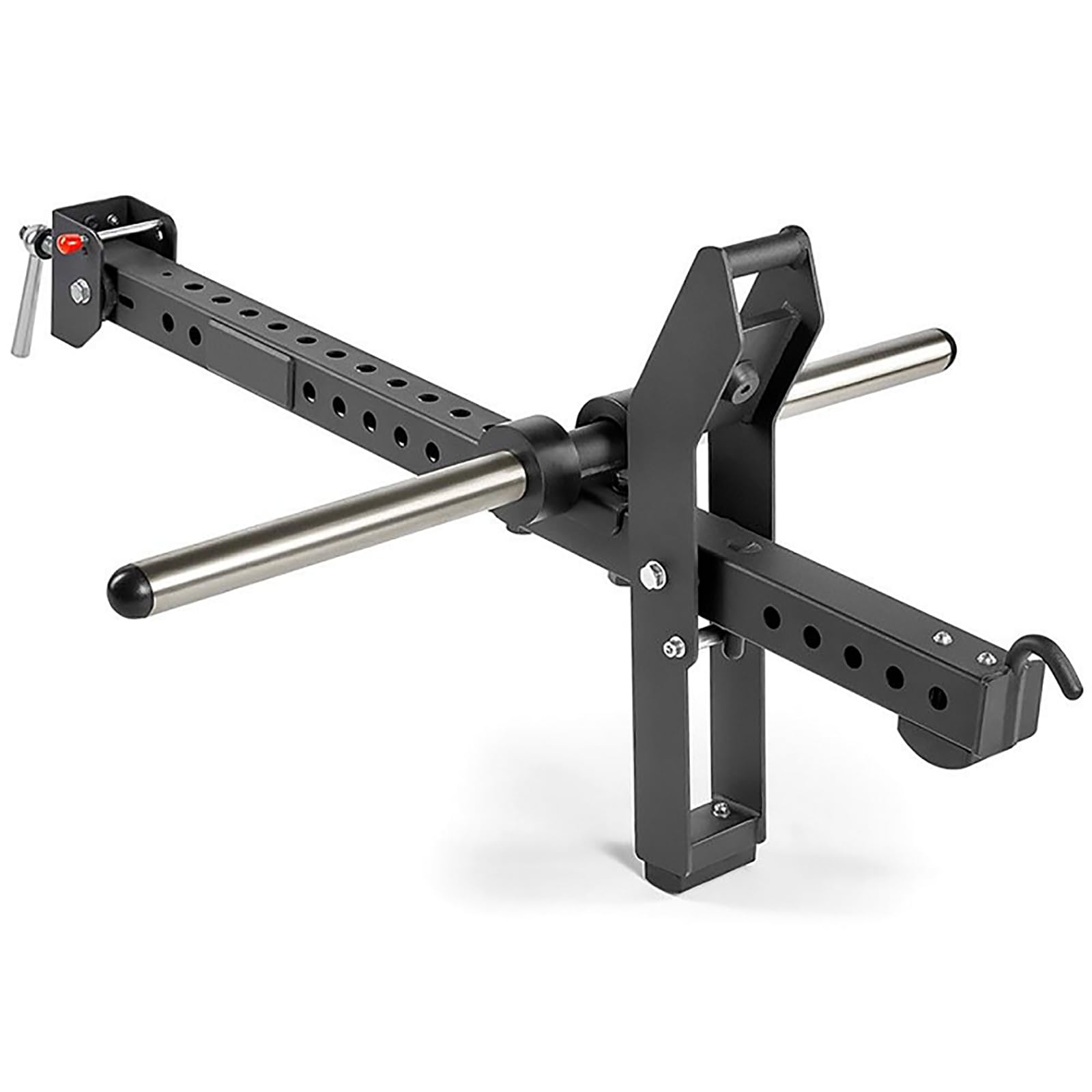 Gürtel-Zubehör Belt Squat Attachment Squat Rack Attachment Belt Squat Machine, Compatible with All Power Rack and Fits for 1"、0.7"、5/8" Holes (No Belt Included)