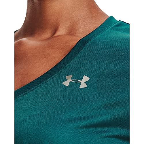 Image of Under Armour Womens Tech V-Neck Short-Sleeve T-Shirt