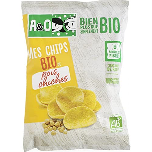 A O Chips orgánicas de garbanzos A&O