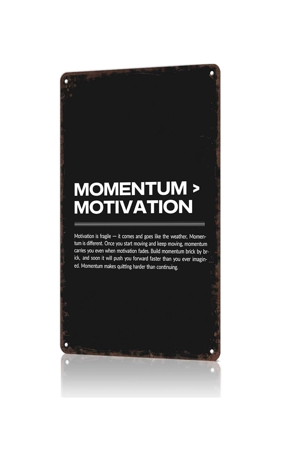 PKNVKZIDK Humorous Metal Plaque Action Priority Graphic Novelty Gift for Men Women Bathroom Shed 8 X 12 inch