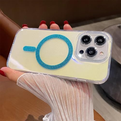 Coque dégradé laser iPhone 12 Pro Max finitionPeak Blue de prestige