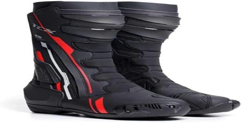 TCX S-tr1 bota de moto para hombre, deportiva, certificada, parte superior de microfibra, cremallera lateral elástica y velcroHombre