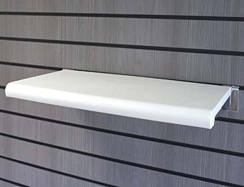 Only Garment Racks #5901White (Pack Of 4) Injection-Molded Shelves, 13" Depth X 24" Length, White (Pack Of 4) #TOP2