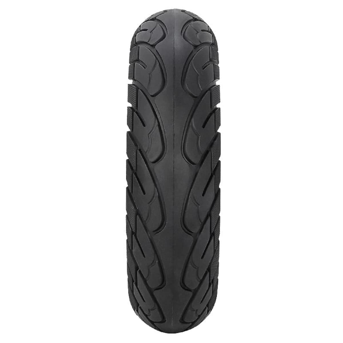 Ruota Piena 10x2.5 (36mm) per Monopattino Elettrico – Pneumatico Solido Anti-Foratura Compatibile con Xiaomi, Ducati, Lexgo, Vivobike S2 60/70-6.5 (Nero puntini 2pz+leva)