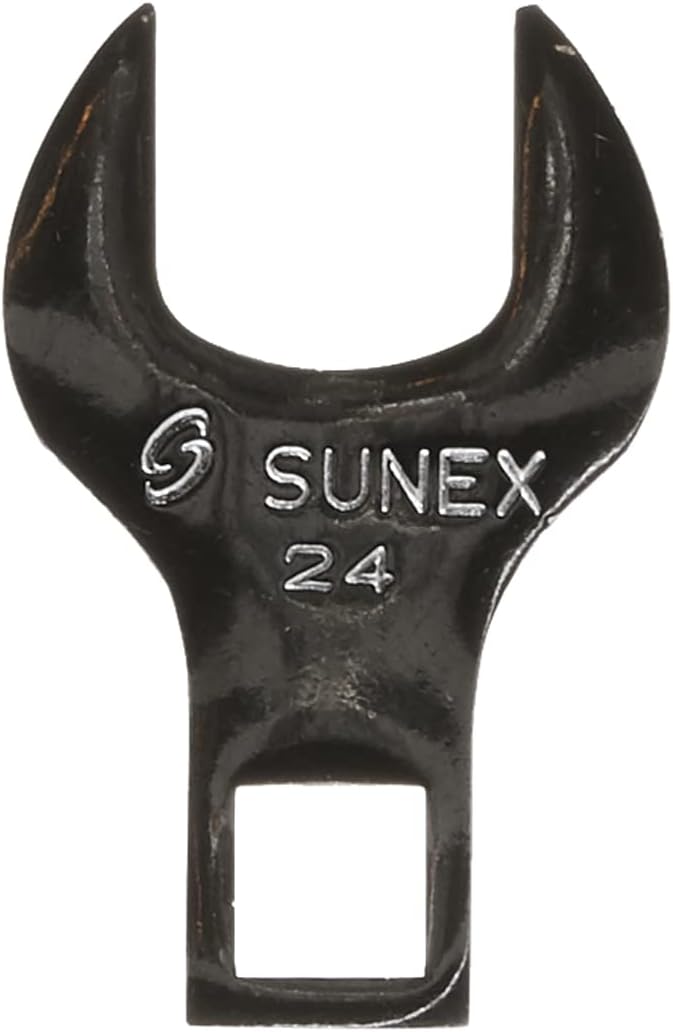 SUNEX TOOLS 97324A 1/2Inch Drive 24mm Jumbo Crowfoot Wrench Open End Wrenches
