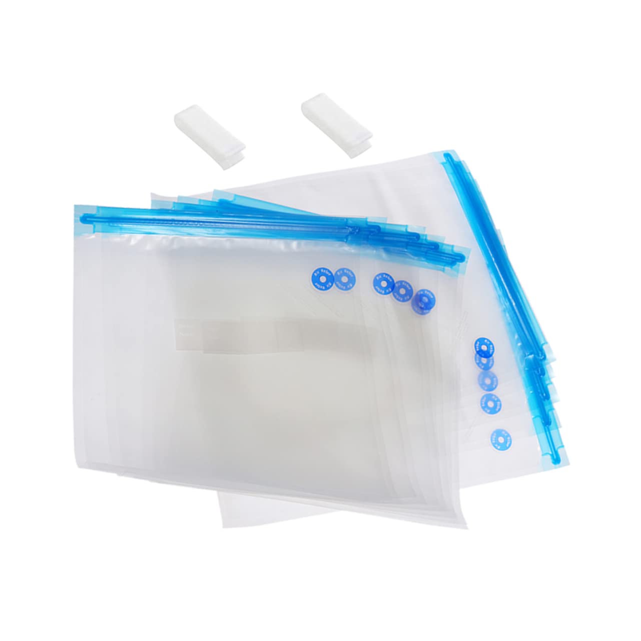 Ciieeo Vacuum Sealer Bags for Food 12pcs Food Storage Bags Reusable Suction Pouches Sealing Storage Packaging Kitchen