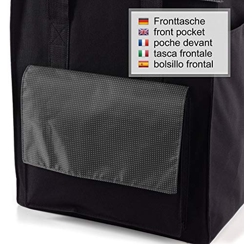 Andersen Shopper Royal XXL Sondermodell Alu klappbar mit 3-Speichen Rad Ø 25 cm und 43 Liter Tasche Vektor mit Kühlfach… – Bild 5
