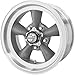 American Racing Vintage VN105 TORQ THRUST D 15X7 5X4.75 3.76 -6mm TORQ THRUST GRAY MACHINED LIP - VN1055761US