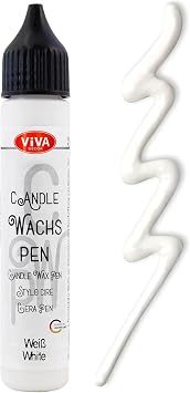 Viva Decor Candle Pen 28ml-White
