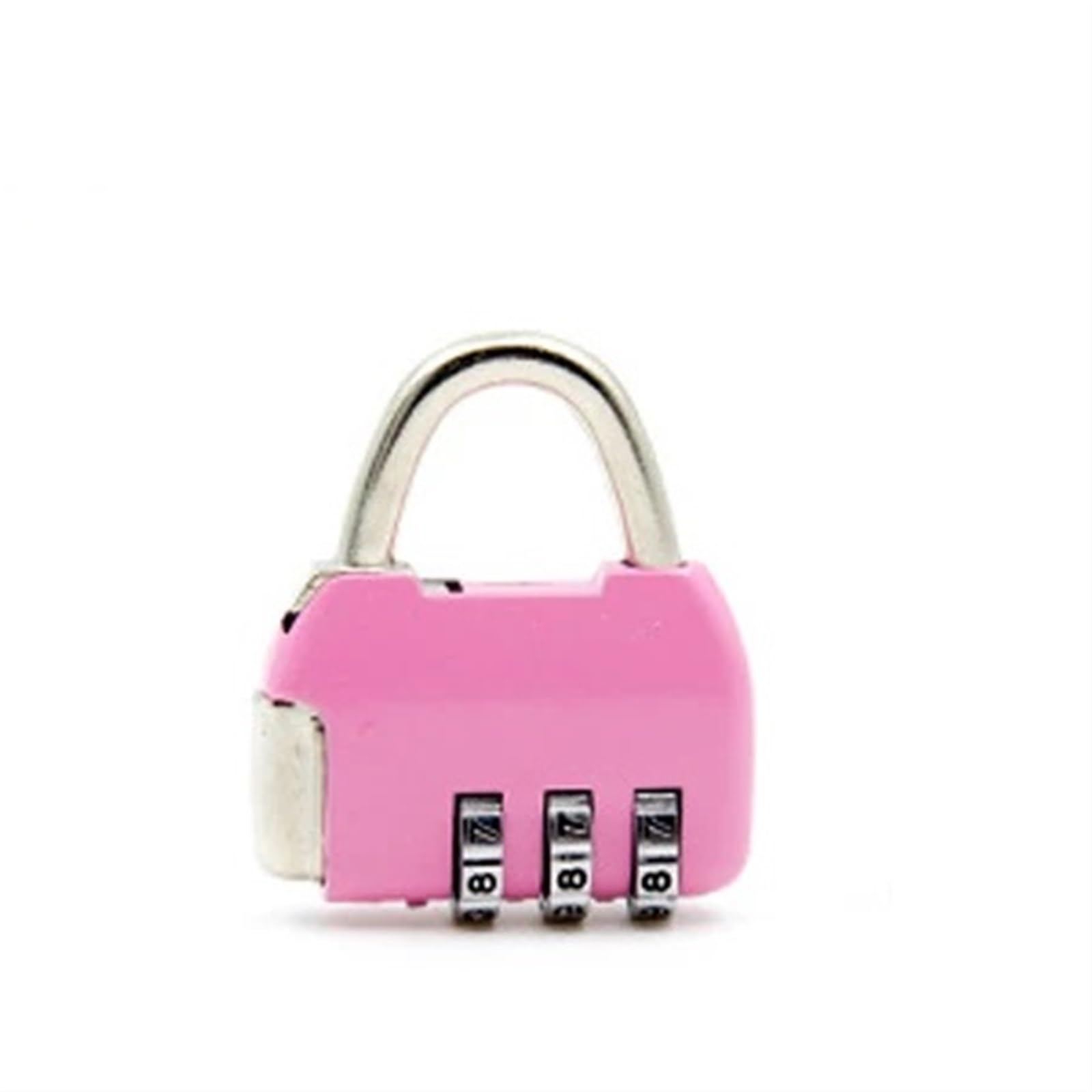 Lucchetto a combinazione colorata Mini lucchetto for valigia Borsa da viaggio Zaino Bagaglio Scatola for gioielli Regalo Rarelock ZS33 1 pz(Pink)