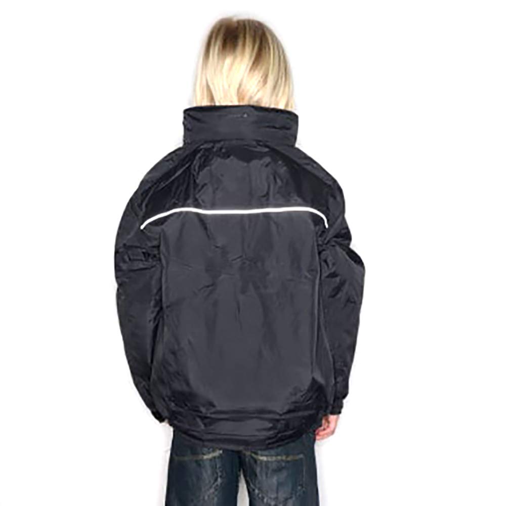 Regatta Kids Dover Waterproof Fleece Lined Jacket With Safety Reflective Piping Jackets Waterproof Insulated niño (Pack de 1)