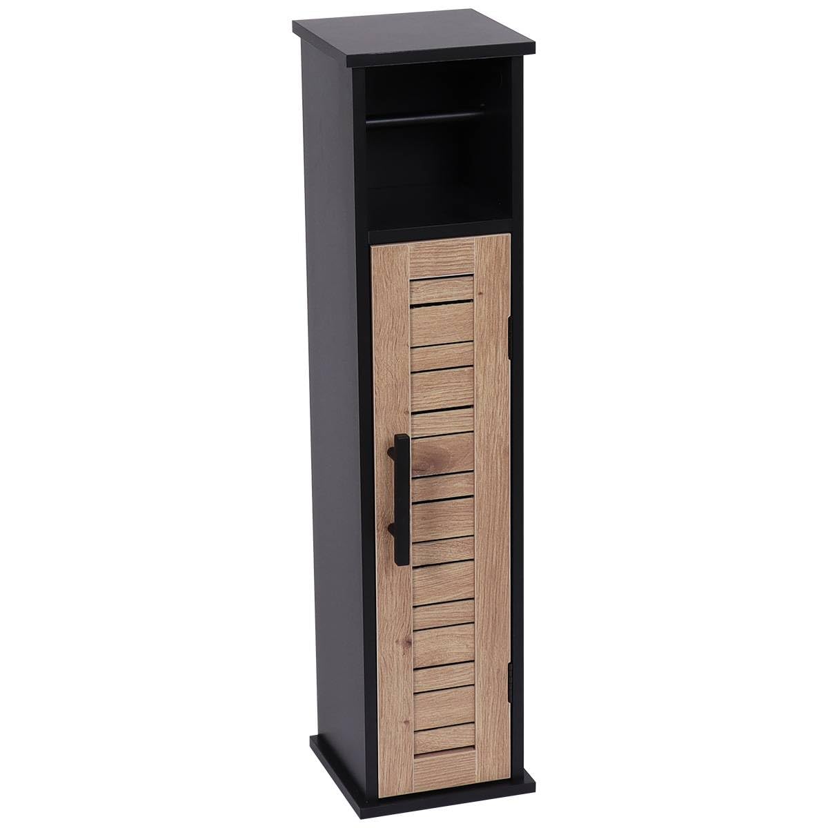 Meuble réserve et dérouleur WC Bergen MDF 1 Porte