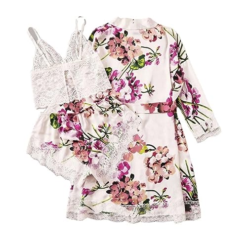 Pyjama de lingerie sensuelle pour femme ensemble de nuit mince
