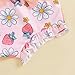 Newborn Infant Baby Girl Summer Clothes Rib Frill Short Sleeve Romper Elastic Waist Shorts Headband 3Pcs Outfits Set (Pink Strawberry, 3-6 Months)