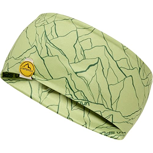 La Sportiva Mountain Headband Green Banana cinta de pelo para running