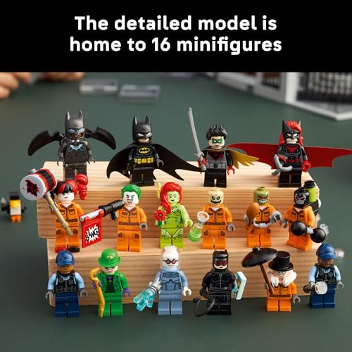 Image of LEGO DC Batman Arkham Asylum Building Set for Adults - Home Decor for Bedroom, Office, or Book Shelf - Collectible for Comic Book & Movie Fans, Ages 18+ - Gift Idea for Birthdays - 76300