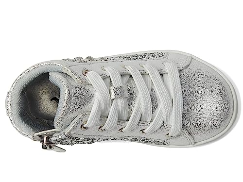 NINA Girl's Michaela (Toddler/Little Kid/Big Kid) Silver Shimmer/Glitter 2 Little Kid M2
