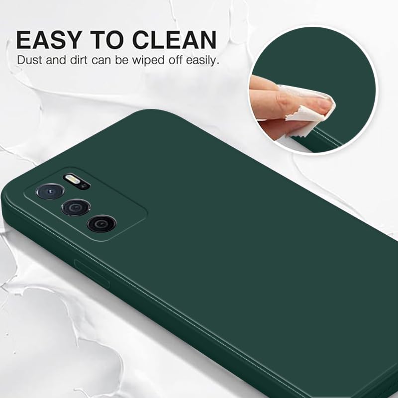 WOKEZ Ultratunt Silikonskydd för Xiaomi Redmi Note 12 Pro 4G – Grön