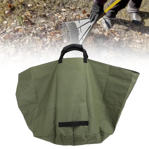 Bolsa para desechos de jardín resistente que no se dobla con asas cómodas de goma 5