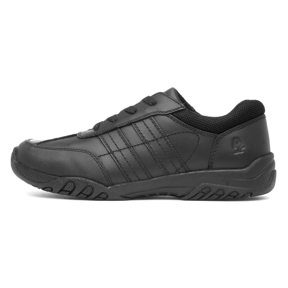 Hush Puppies Boys Jezza2 Senior School Shoe - Black - 5 (38)
