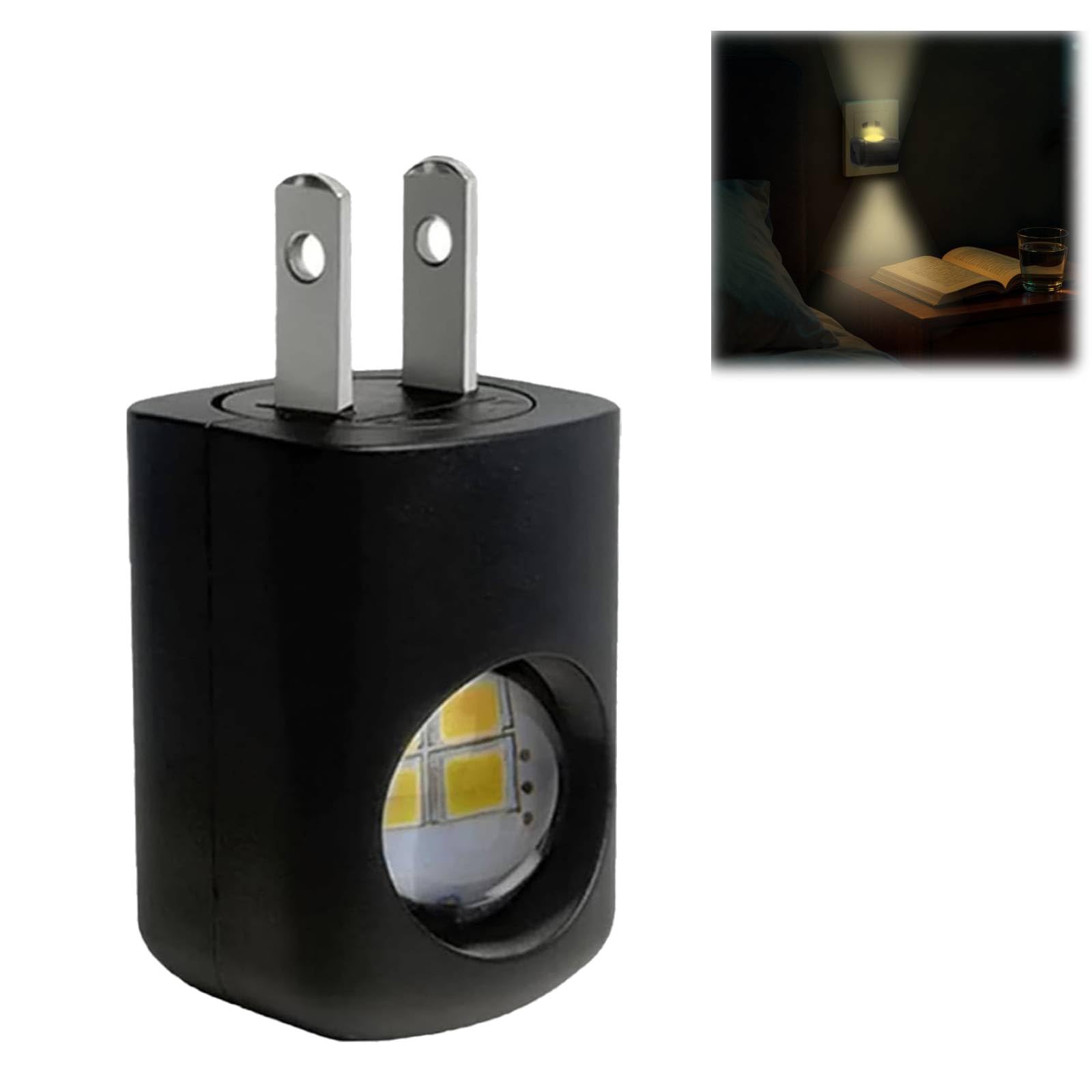 LED Wall Socket Night Light Plug-in Night Light Motion Sensor Mini Plug-in Energy Efficient Compact Nights Lamp Automatic