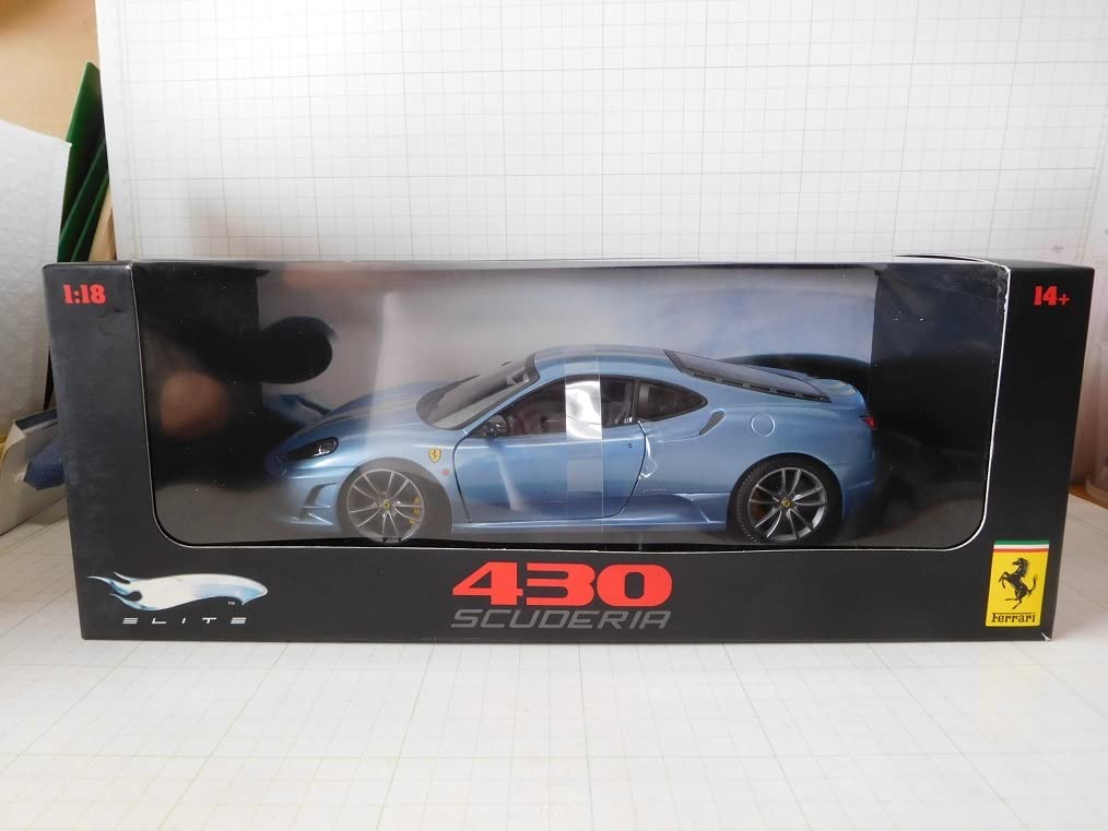 Amazon | HWエリート 1/18 フェラーリ F430 スクーデリア ブルー 