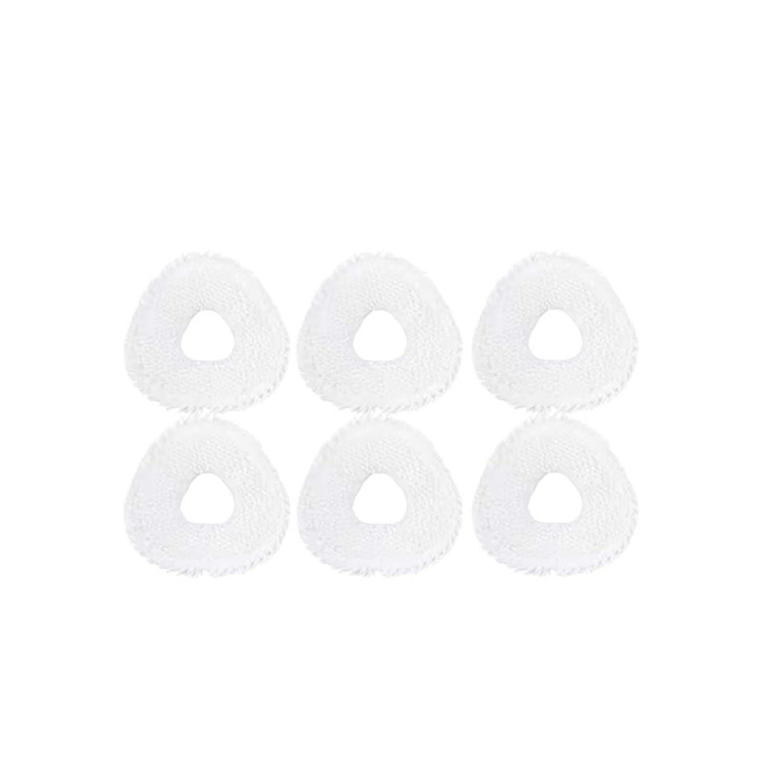 JIYUTQQ parts Mop, compatible for NARWAL Freo Z10 Turbo, robot vacuum cleaner accessories(Mop 6pcs)
