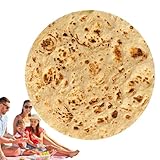 Burrito Decke für Erwachsene, Burrito-Decke, doppelseitige Flanell-Fleecedecke, Essdecke – Bequeme Fleecedecke für Reisen zu Hause,
